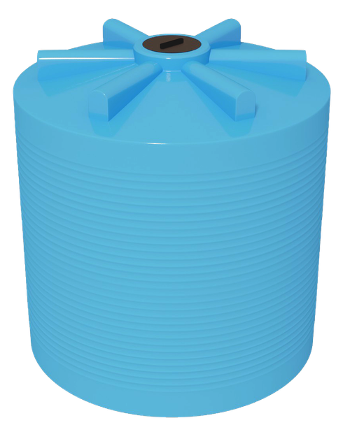 Ёмкость ЭВЛ 5000 л. голубая Ирпласт 5000 л. вертикальный (1942x1942x2246см;голубой) - арт.560854