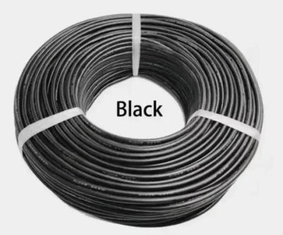 Силиконовый медный кабель 16 awg силовой (черный 5м)
