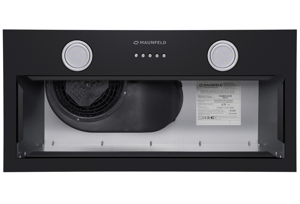 Встраиваемая вытяжка Maunfeld THAMES 601M BLACK