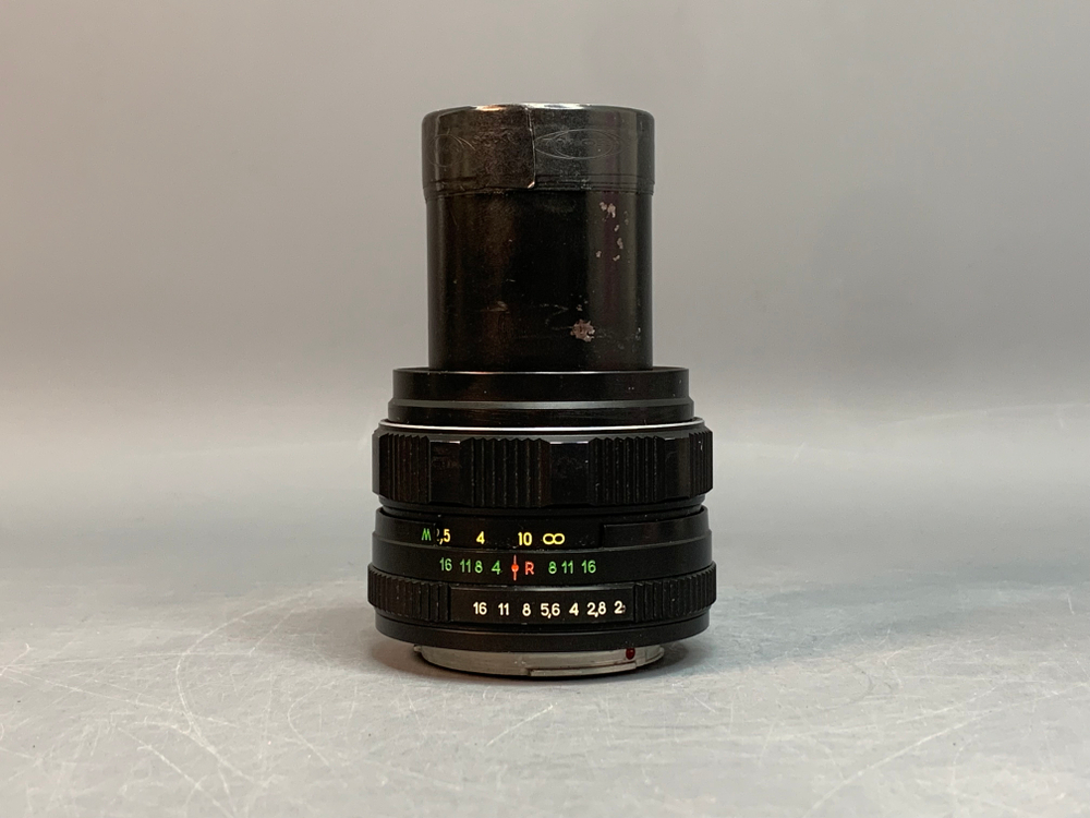 Helios 44M-4 переделано фокусное расстояние и крепление