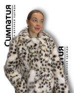 Шубка под рысь с поясом