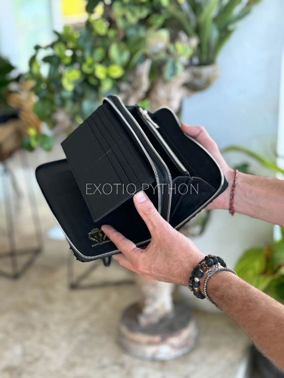 Портмоне органайзер из Драгон кожи питона WA-226