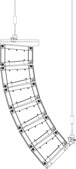 Electro-Voice X12TC-GRID компактная рама для линейного массива X1/X2
