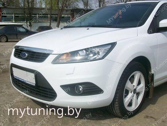 Реснички на фары узкие для Ford Focus MK2 FL