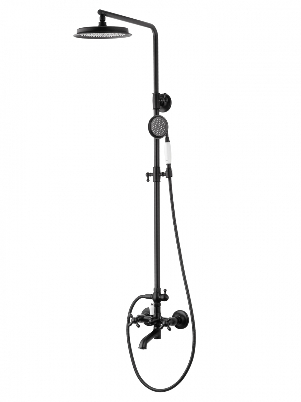 Душевая система WONZON & WOGHAND RETRO, Черный матовый (WW-88739020-MB)