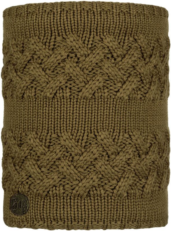 Вязаный шарф-труба с флисом Buff Neckwarmer Knitted Polar Savva Bark Фото 1