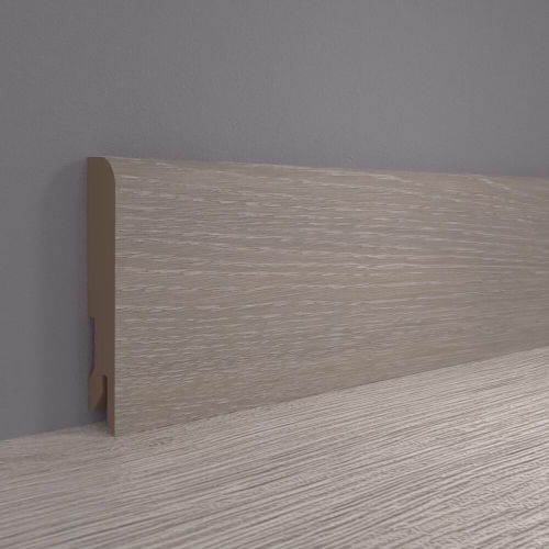 Плинтус Лука Point Line 4013 МДФ Дуб серый