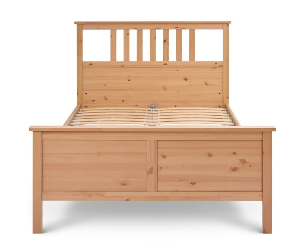 Двуспальная кровать, КЫМОР (HEMNES), 140х200 см, светло-коричневый