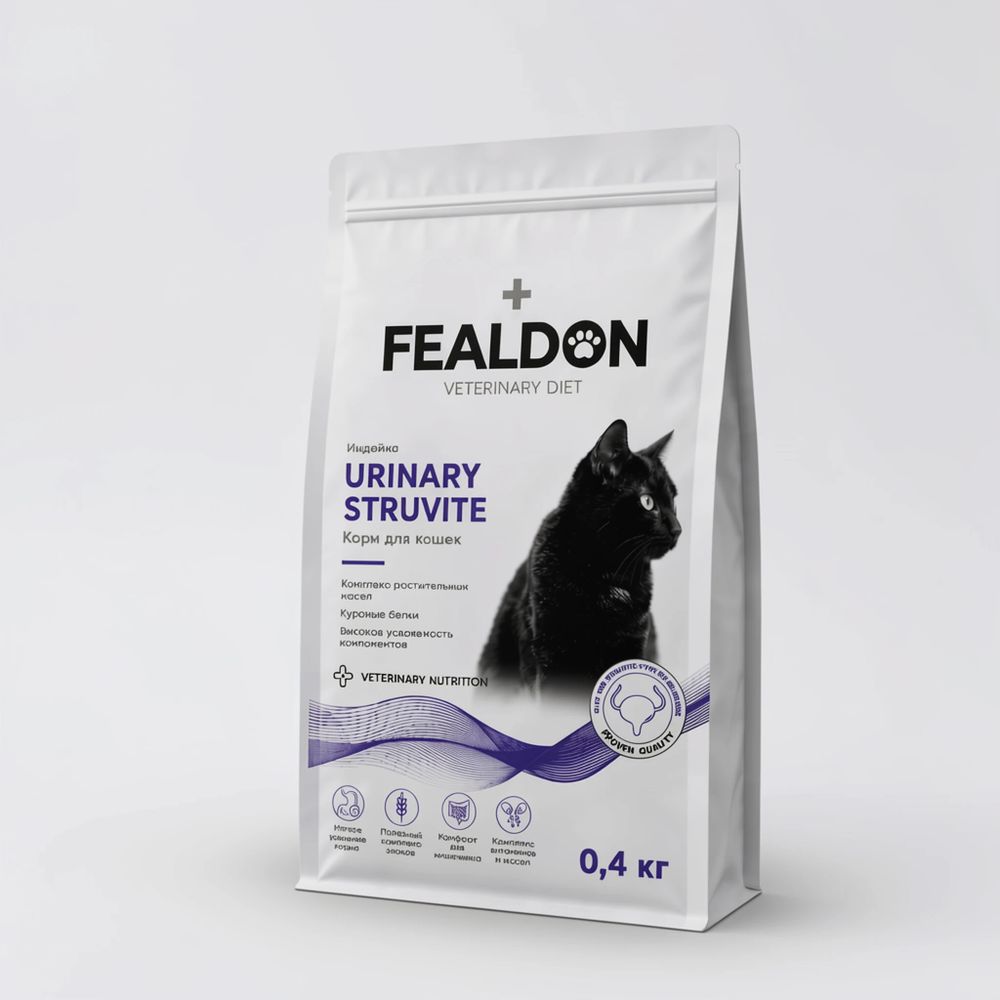 Сухой корм для кошек Fealdon URINARY STRUVITE