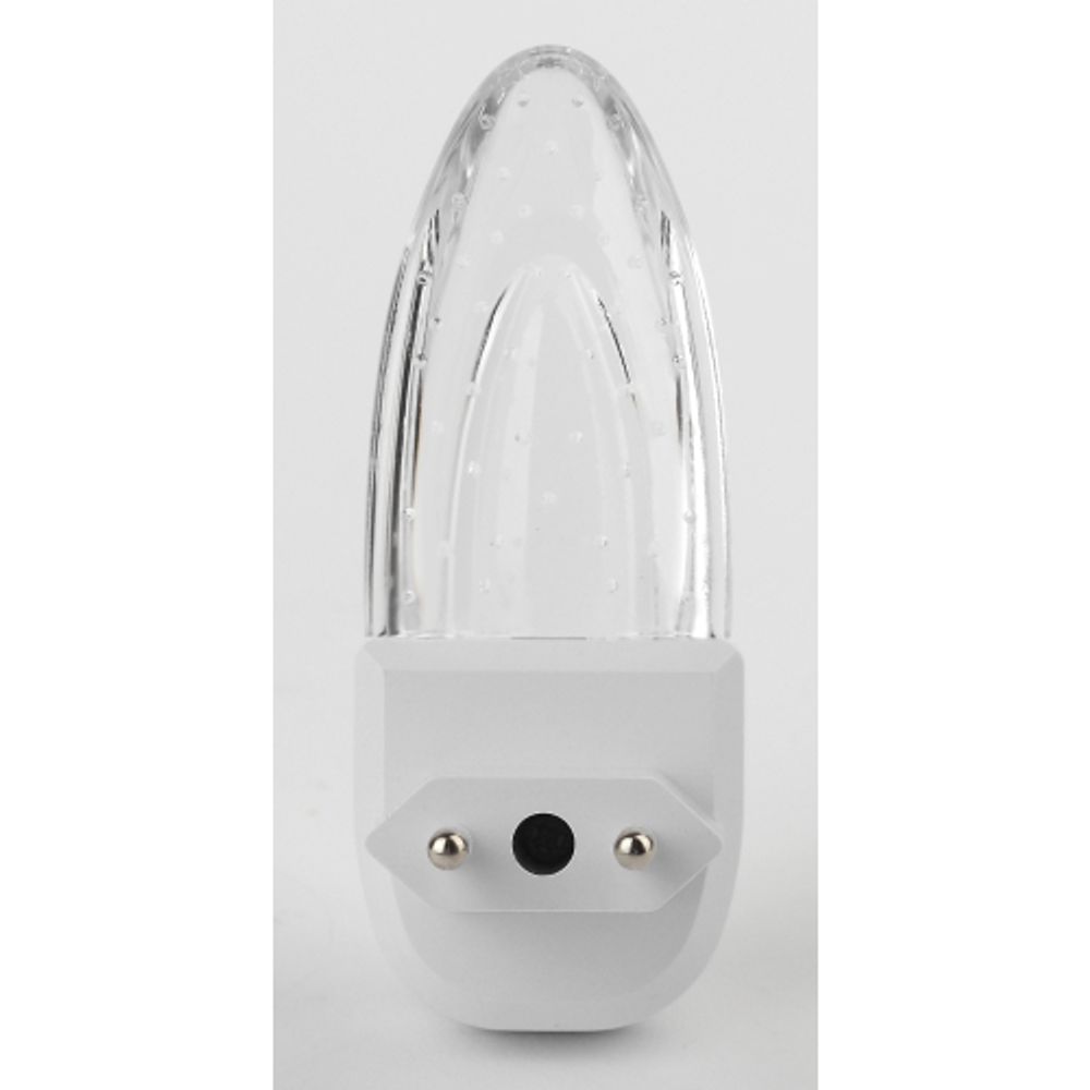 Ночник - светильник светодиодный ЭРА NN-619-LS-W в розетку с датчиком освещенности белый