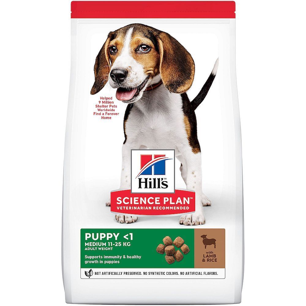 Hill&#39;s SP 800г Healthy Development корм для щенков средних пород с ягненком