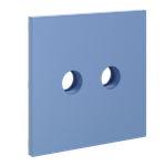 Накладка для розетки телевизионной оконечной TV+SAT, S70 (деним)