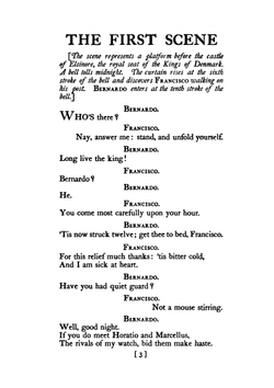 Hamlet, a tragedy | William Shakespeare