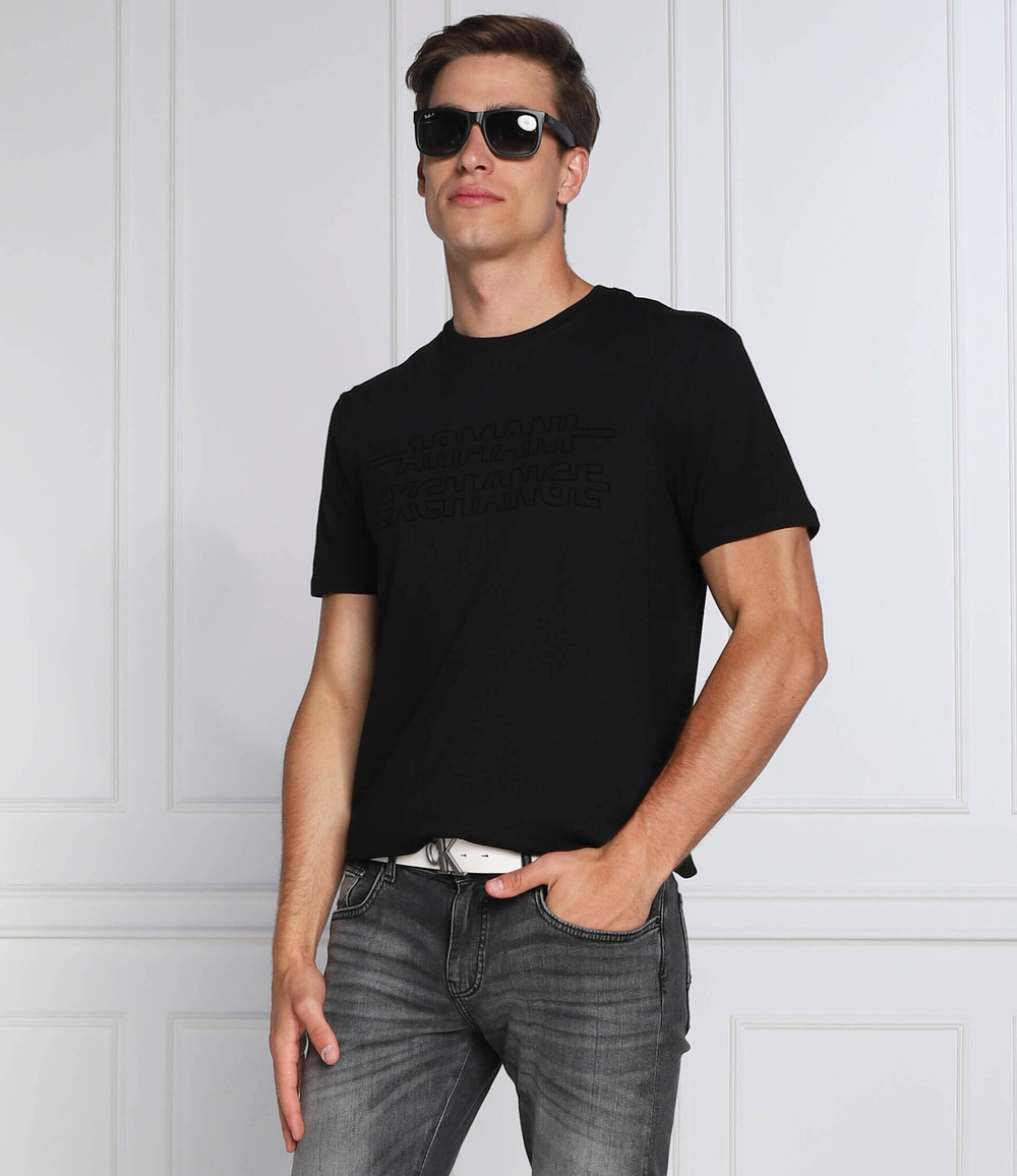 футболка Armani Exchange - черный(6LZTCB ZJ3VZ)