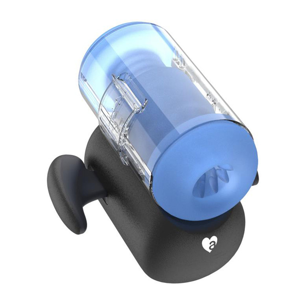 Автоматический вибромастурбатор с функциями пенетрации и нагрева Amovibe Black Knight Thrusting & Vibrating, Heating Masturbator