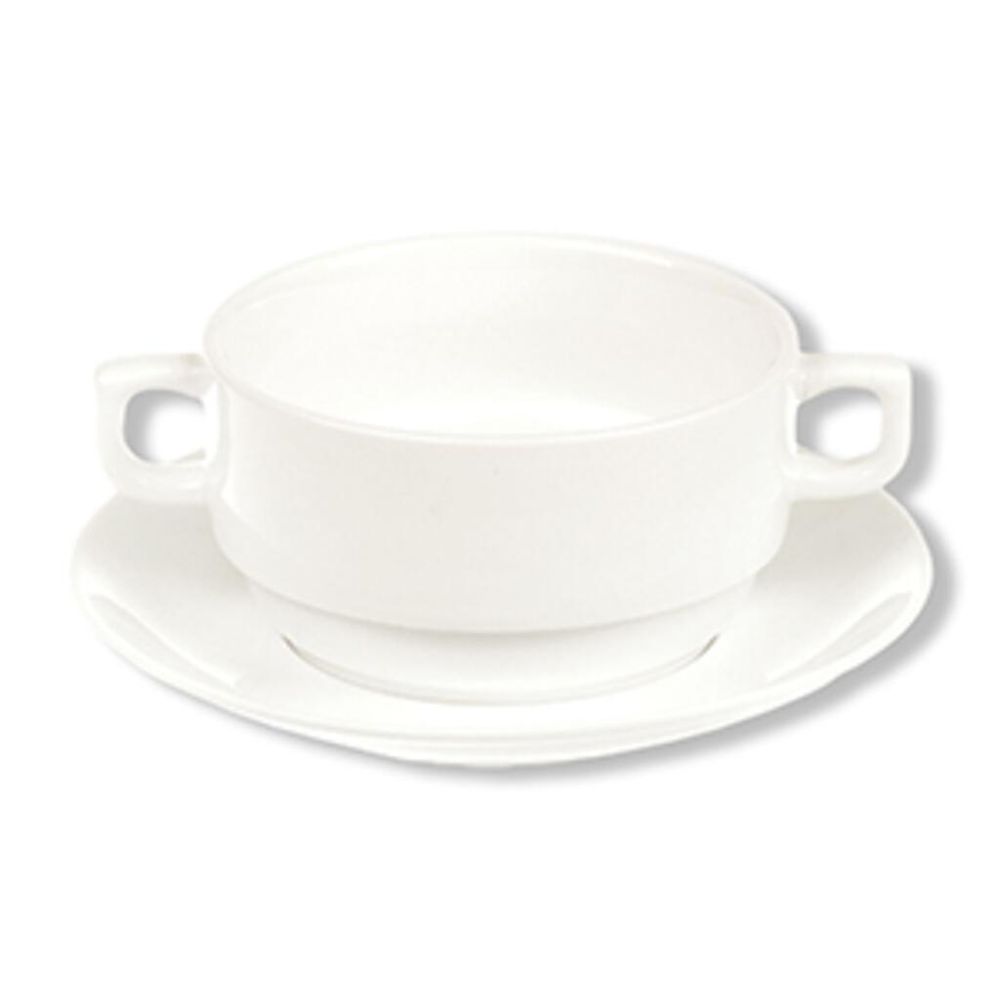 Бульонная пара 350 мл d 11,5 см h6 см белая фарфор Stackable P.L. Proff Cuisine [4]
