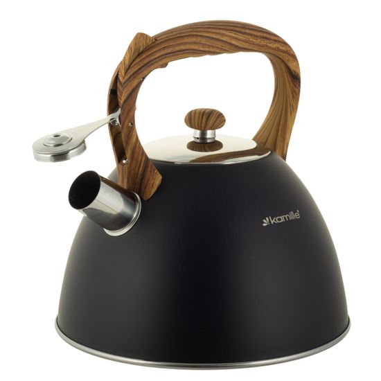 Чайник 3 л. из нержавеющей стали со свистком Kamille KM 0854