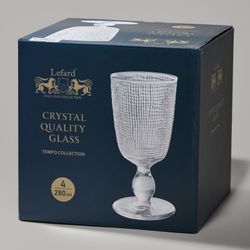 НАБОР БОКАЛОВ "TEMPO" 4 ШТ./280 МЛ