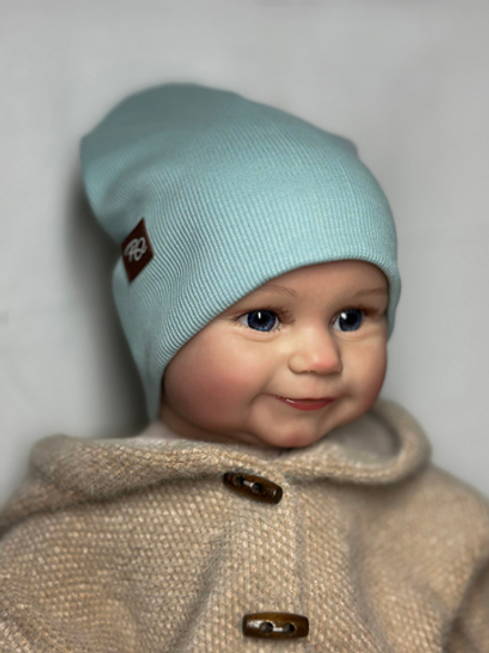 Шапка детская двухслойная Мята