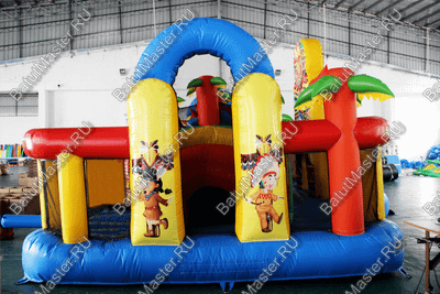 Коммерческий надувной батут "Племя Майя"