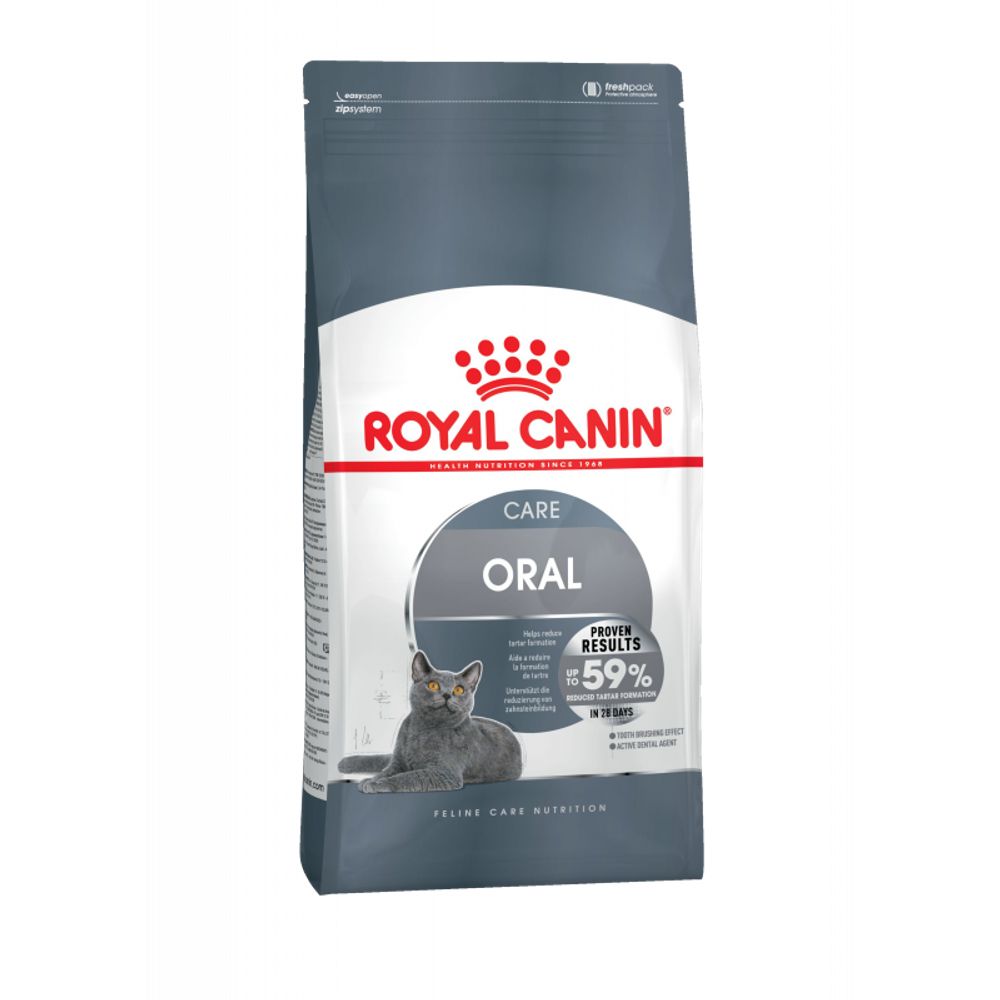 Royal Canin Oral Care Корм сухой для взрослых кошек для профилактики образования зубного налета 0,4 кг