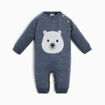 Комбинезон вяз. "Мишка" рост 62-68 см 7774833 (Крошка Я)