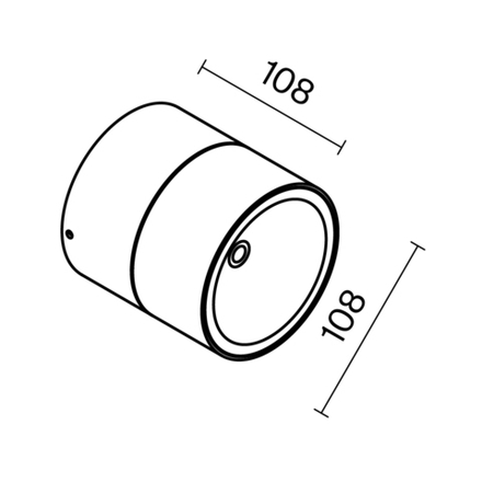 Уличный потолочный светильник Outdoor O310CL-L12W3K