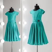 Laura 4-01-07-B | Рейтинговое платье для спортивных бальных танцев | Vasileva Dance