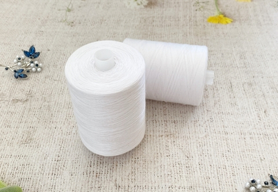 Нитки армированные 35ЛЛ 2500м, белый