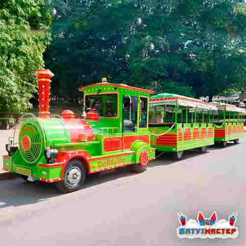 Безрельсовый аттракцион «Изумрудный Карнавал» 2 вагона, 17 мест, с музыкой