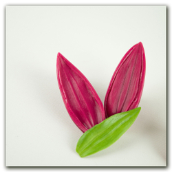 силиконовый вайнер листа лилии