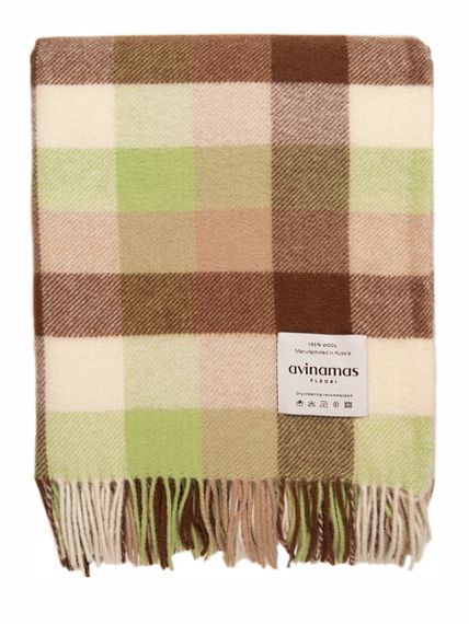 Плед THOMAS 4-07  из шерсти ягнят AVINAMAS