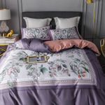 Комплект постельного белья Сатин Премиум на резинке CPAR028