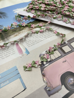 Тесьма цветы