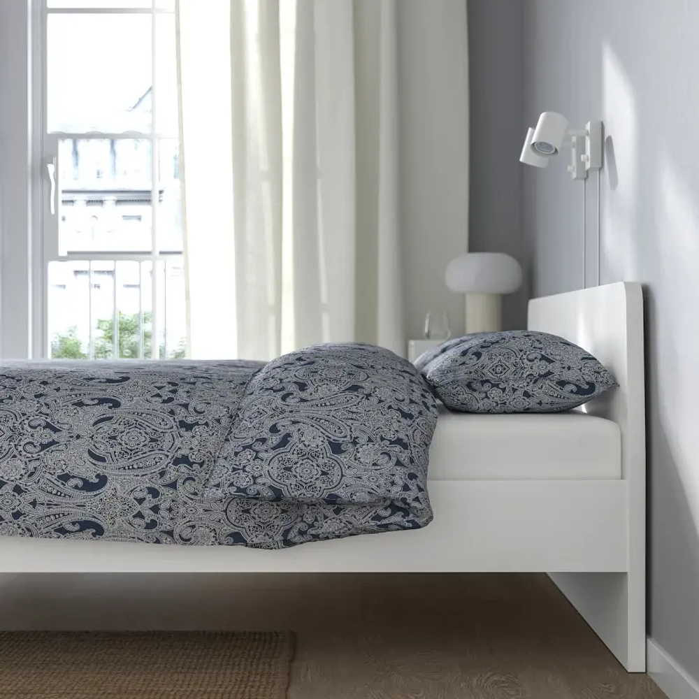 Каркас кровати - IKEA ASKVOLL, 200х160 см, белый, АСКВОЛЬ ИКЕА
