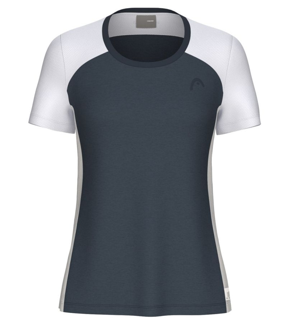 Женская теннисная футболка Head Play Tech - navy