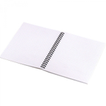 Тетрадь 48л., клетка, Alingar, гребень, блок офсет, мелованный картон (стандарт), "Blossom"