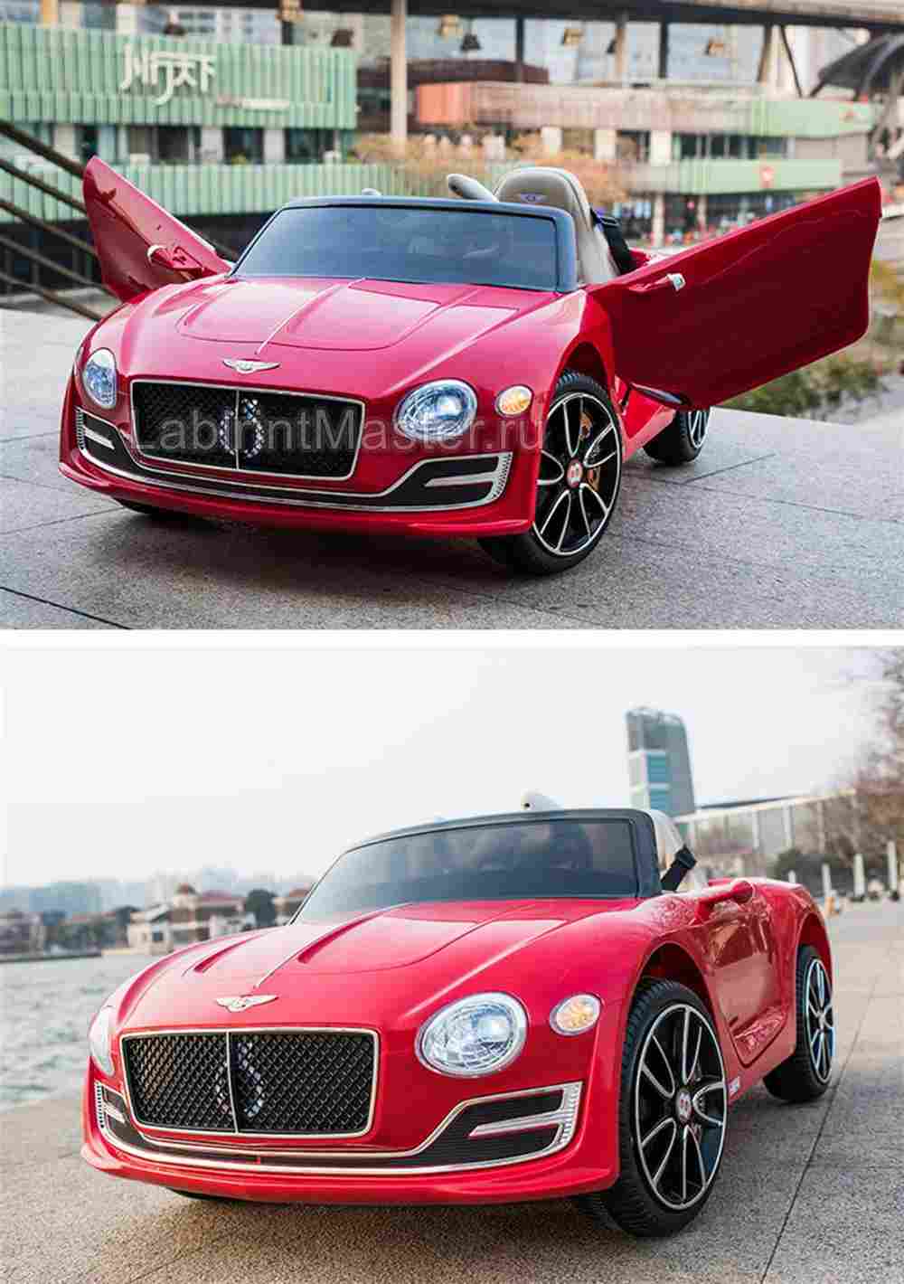 Детский электромобиль "Bentley exp12" 12V, красный