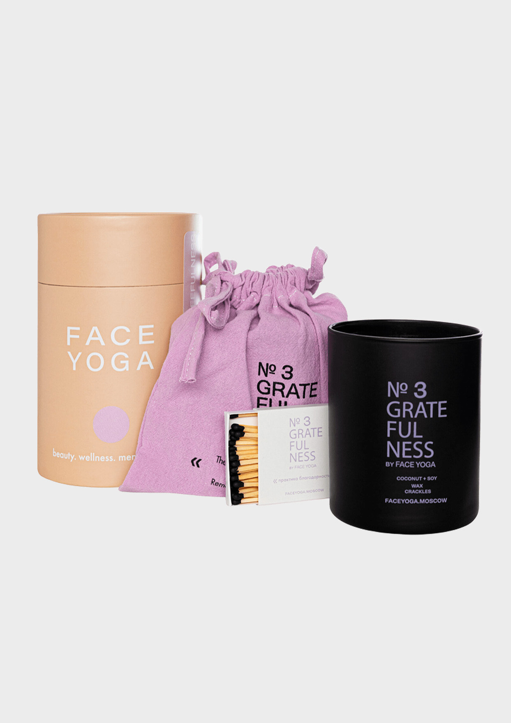 Свеча FACE YOGA №3 Gratefulness 250 мл.