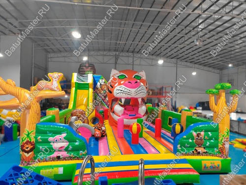 Коммерческий надувной батут «Прайд» с широким входом 12*7*6 м