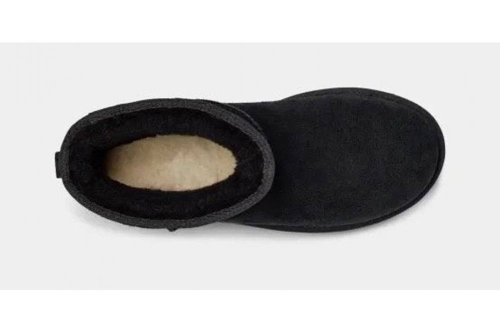 UGG Mens Classic Mini Deco Suede Boot Black