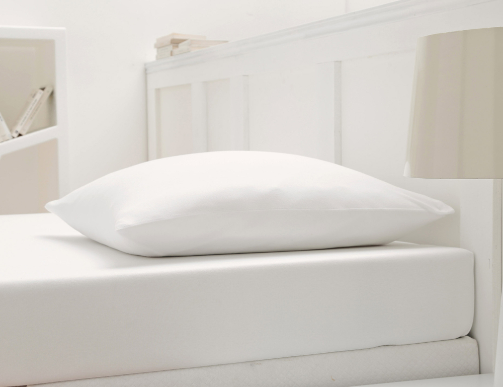 Простыня на резинке 160x200 Blanc des Vosges джерси белая Франция