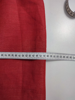 Костюм юбочный из хлопка и льна 44 размер