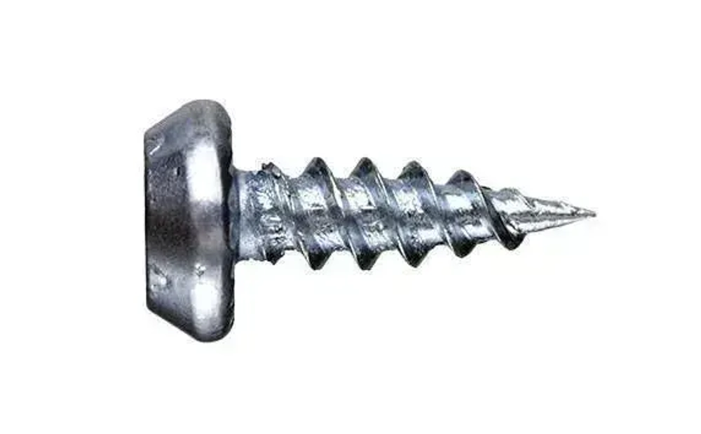 Саморез 3,5х9,5 (клоп) острый оцинкованный, 1000 шт.