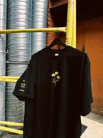 Футболка LCLS. x Гербарий Лютик черная