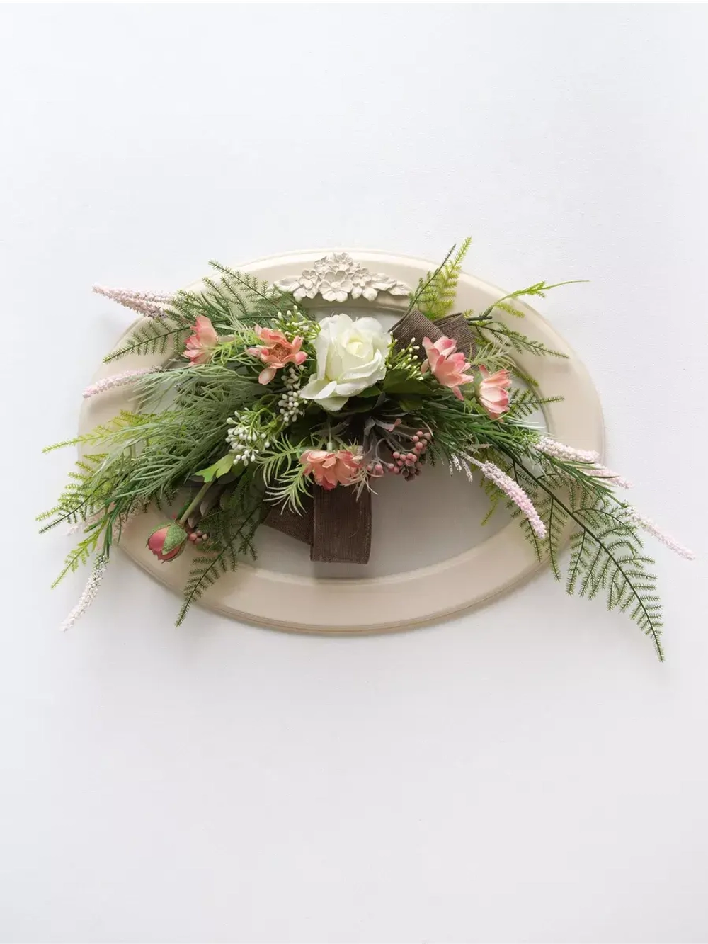 Панно на стену для интерьера цветами 45*31 см