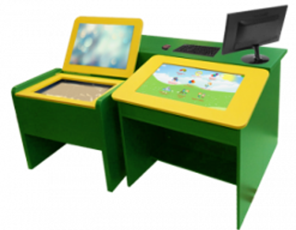 Профессиональный стол логопеда (3 модуля) ДОУ ПРОФ++ (с ноутб.)