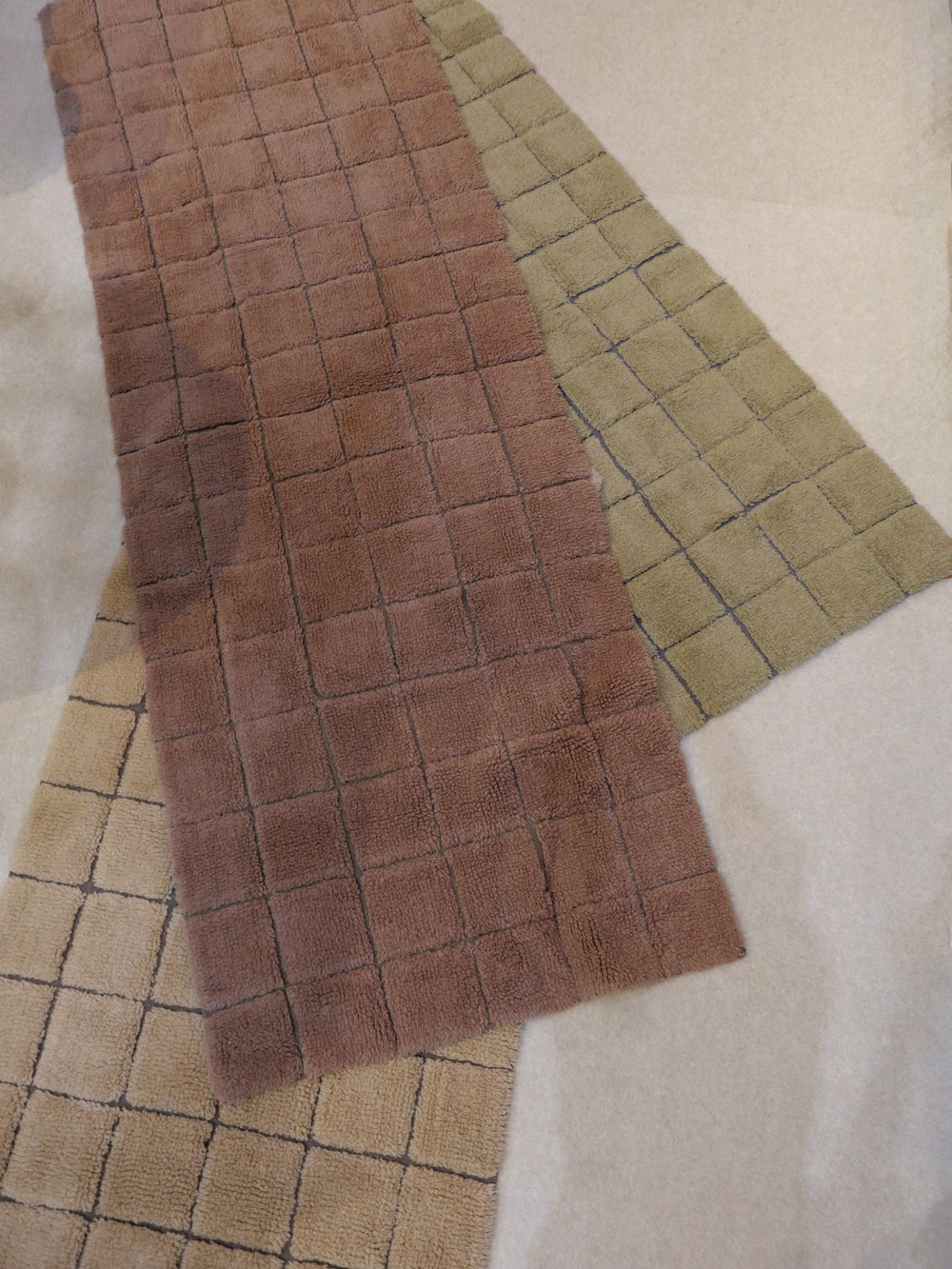 Шерстяной стираемый ковер Lorena Canals Mosaic Amber R (80 x 230 см)