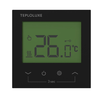 Терморегулятор электронный Теплолюкс Pontus черный