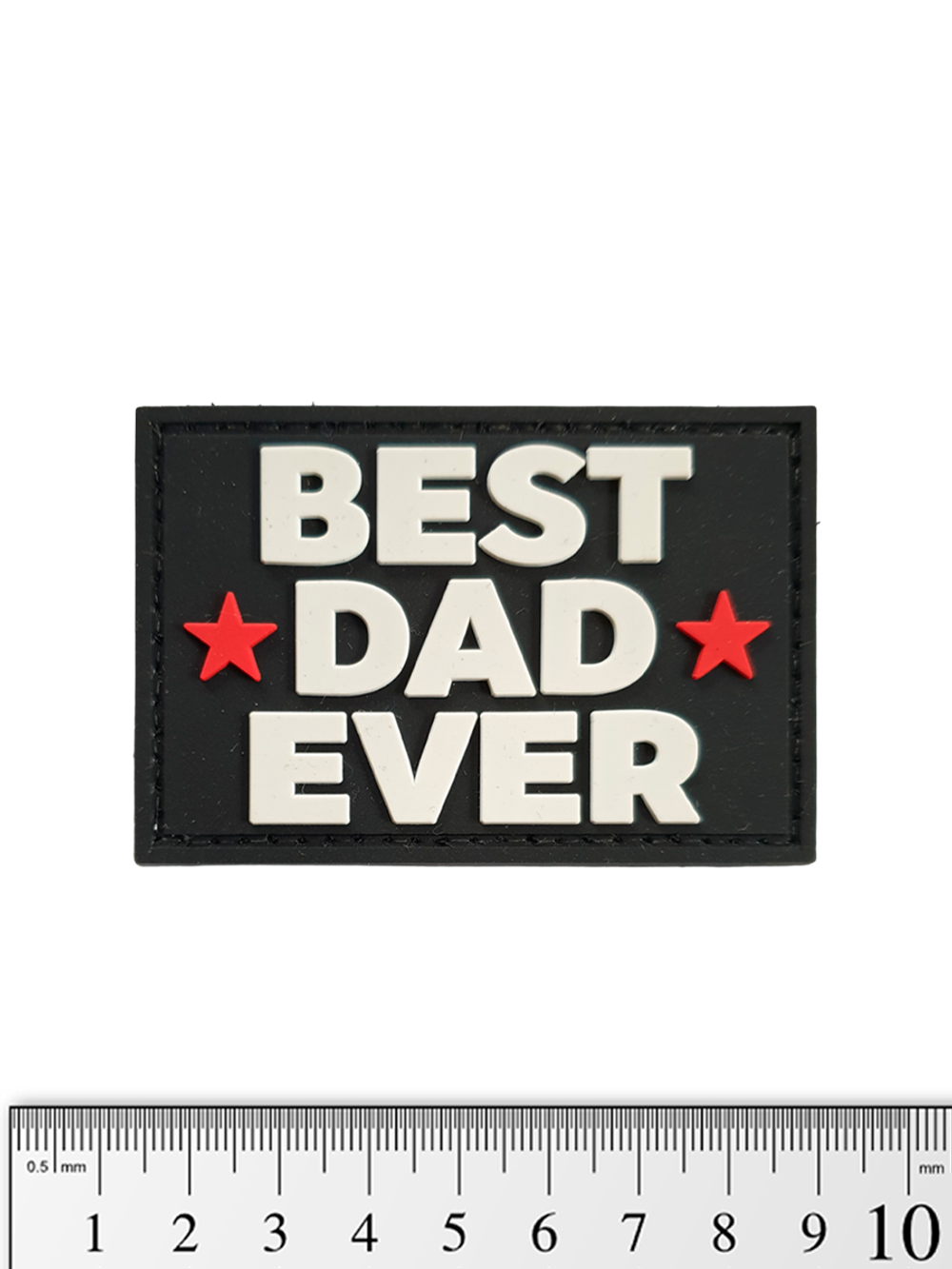 Шеврон Best Dad Ever PVC